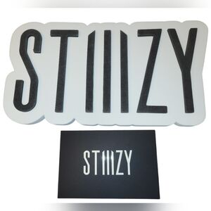 NEW STIIIZY Foam Logo Cutout Wall Decor 12" x 7" – Rare Display Piece